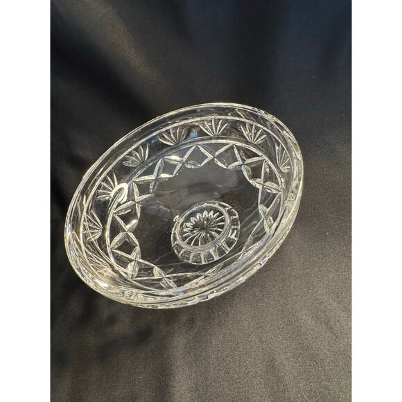 Waterford Cut Crystal Keane 6 Inch Footed Candy Bowl - Picture 2 of 10